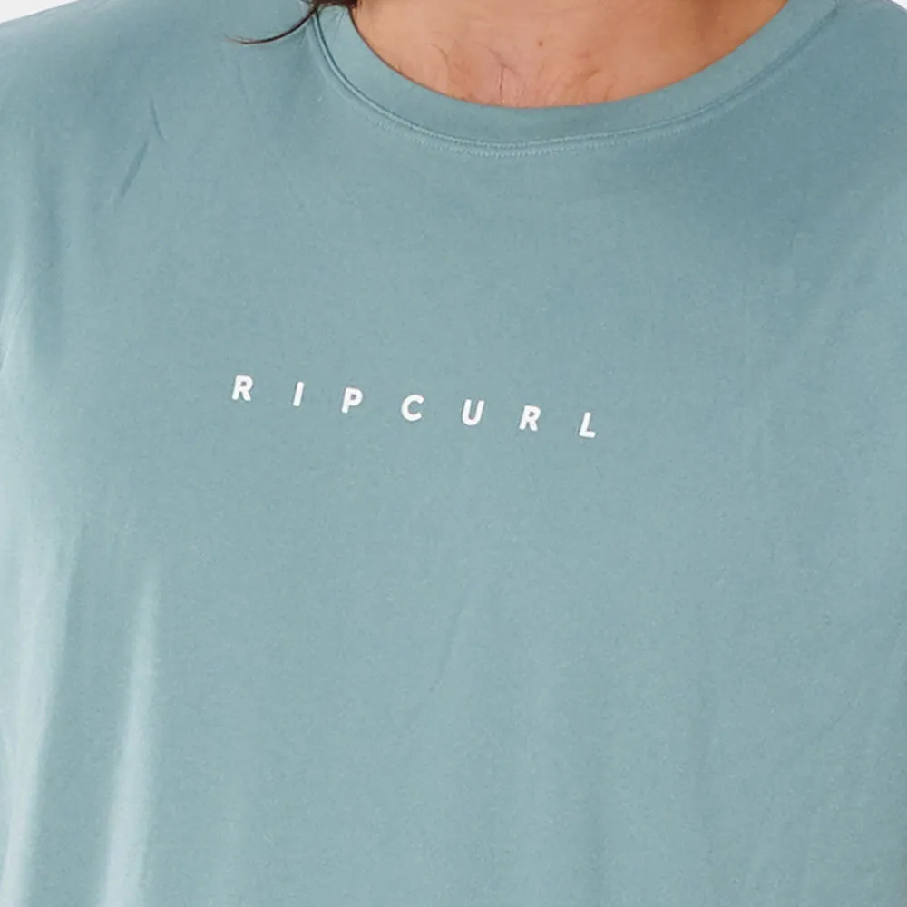 Rip Curl Dawn Patrol Short Sleeve UV Top - Mid Blue