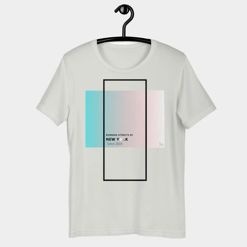 Running NY Streets Short-Sleeve Unisex T-Shirt /  4 Colors