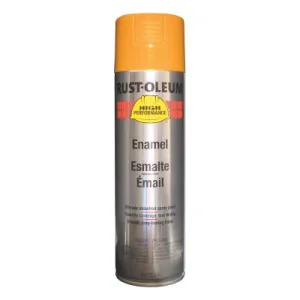 Rust-Oleum® Industrial High Performance V2100 System Enamel Aerosol, 15 oz Can, Equipment Yellow, Gloss Paint, V2148838