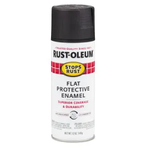 Rust-Oleum® Industrial Stops Rust® Protective Enamel Spray Paint, 12 oz Aerosol Can, White, Gloss Finish, 7792830