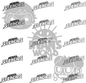 Ryans World 3 pack  # 1946 art stencil