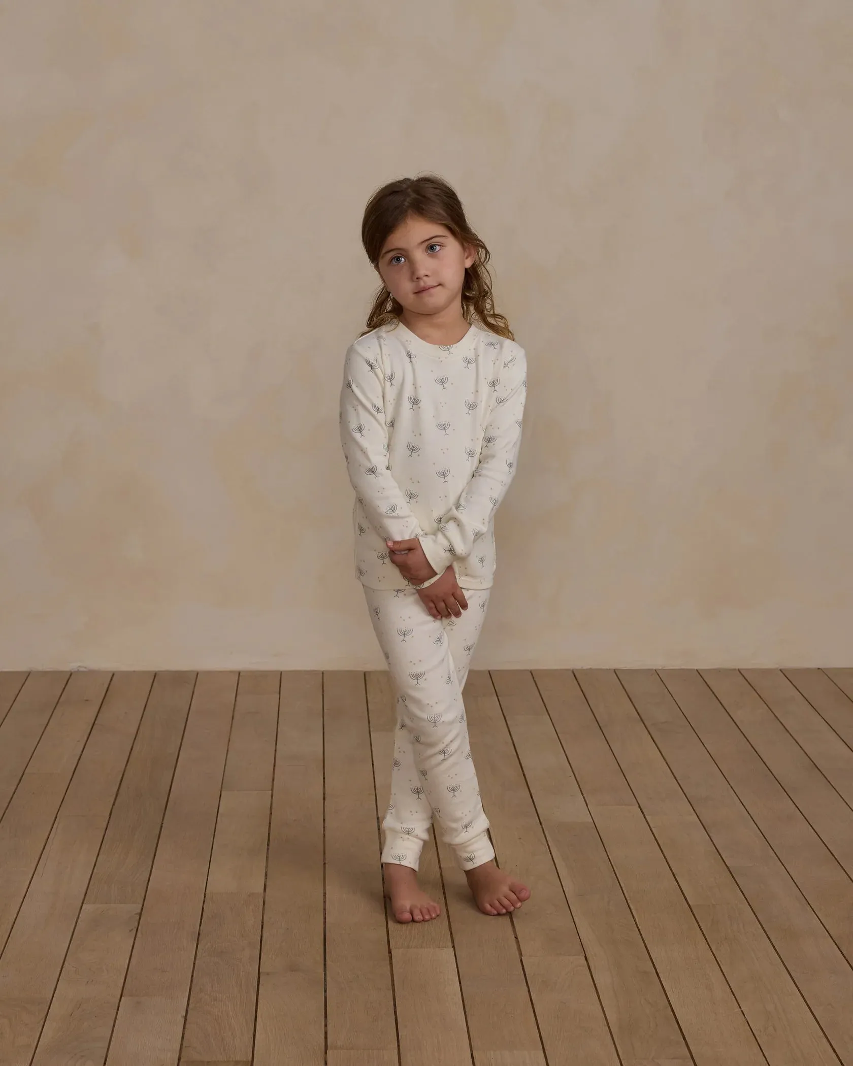 RYLEE   CRU Organic Long Sleeve Pajama Set || Hanukkah