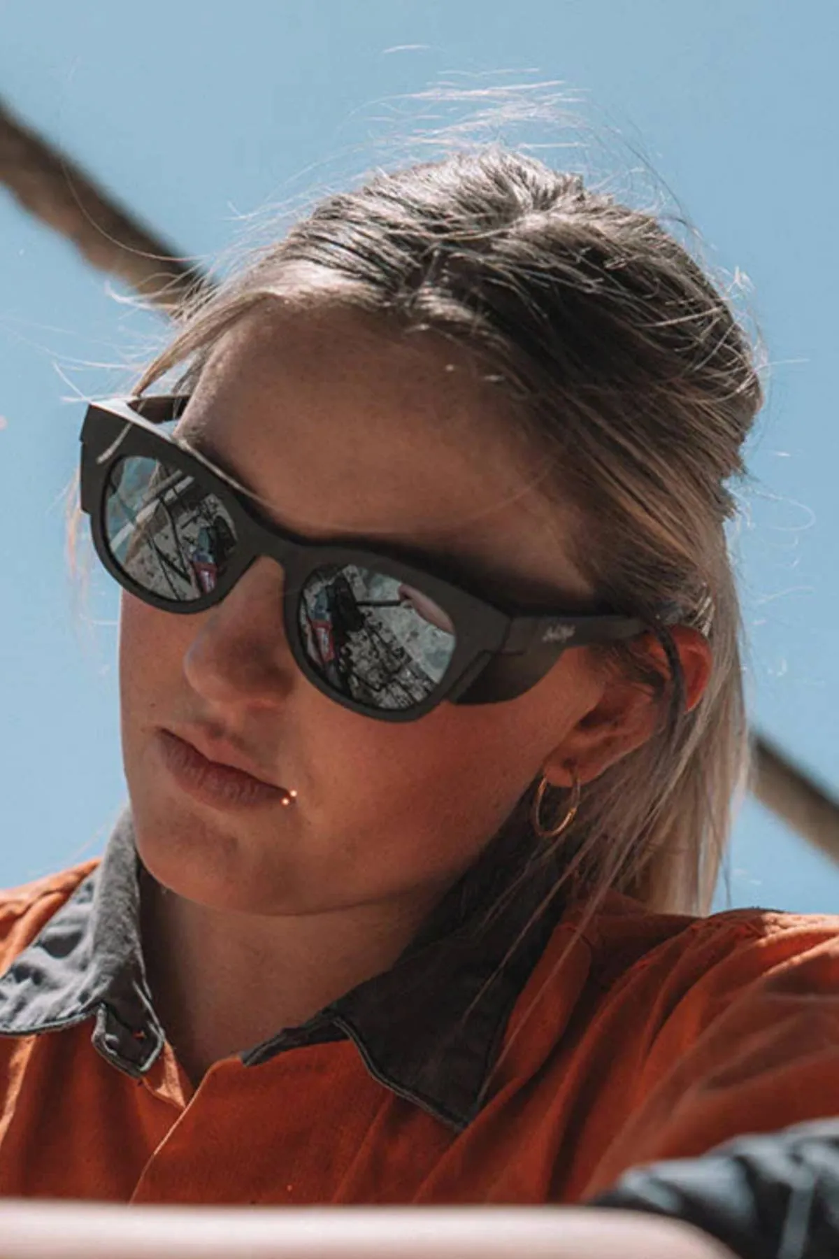 SafeStyle Harps Matte Black Frame Polarised Lens