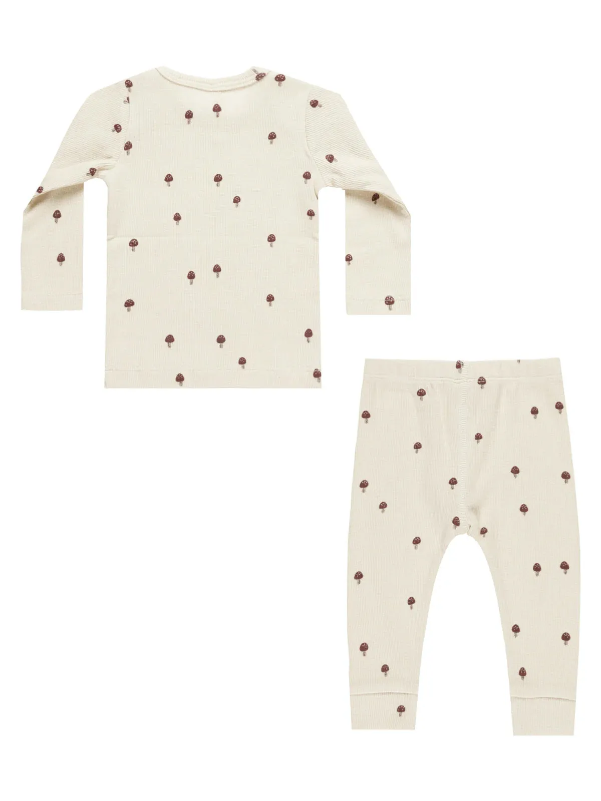 SALE - QUINCY MAE RIBBED TEE   LEGGING SET || MUSHROOMS