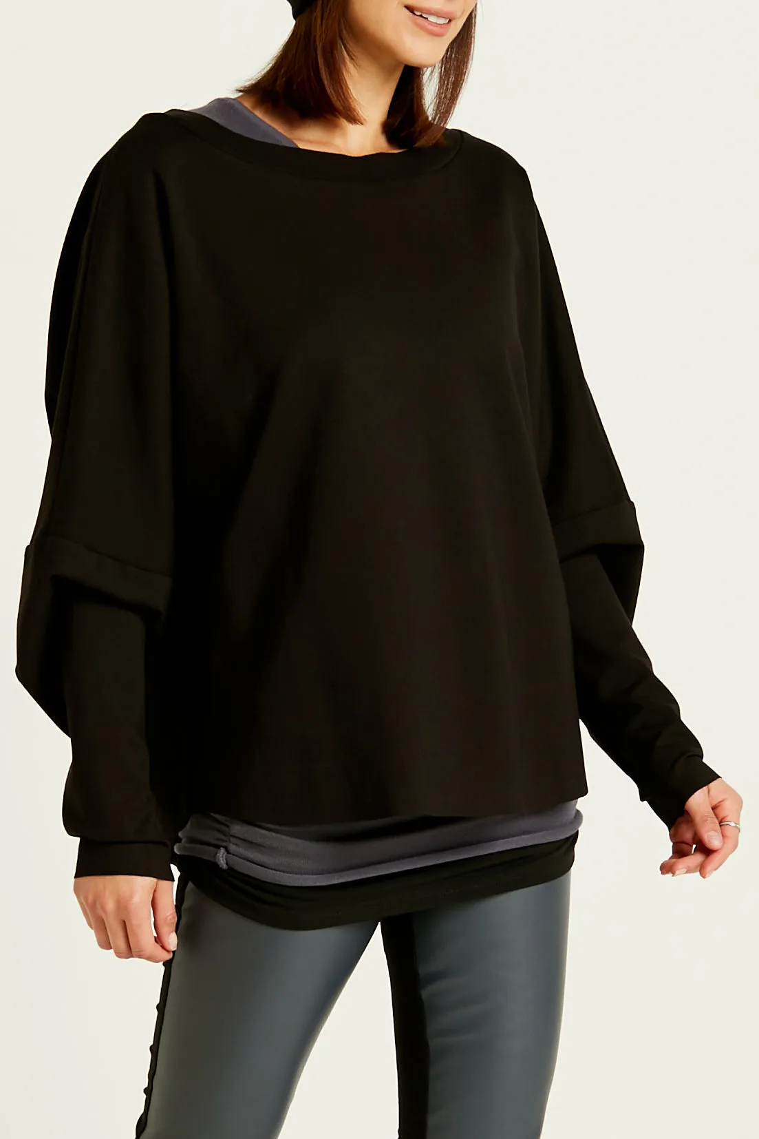 Scuba Long Sleeve Bateau Top