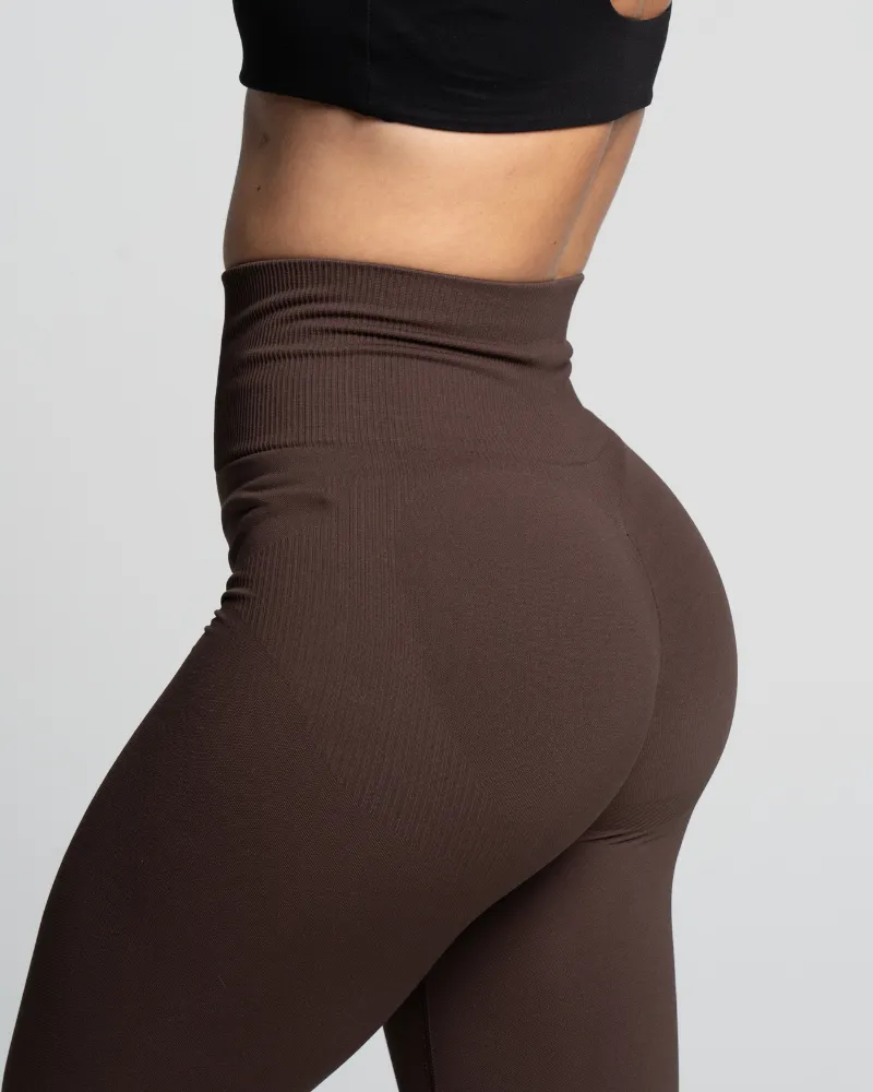 Seamless Legging - Espresso (Invisible Scrunch)