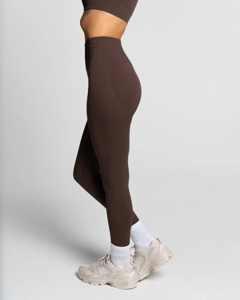 Seamless Legging - Espresso (Invisible Scrunch)