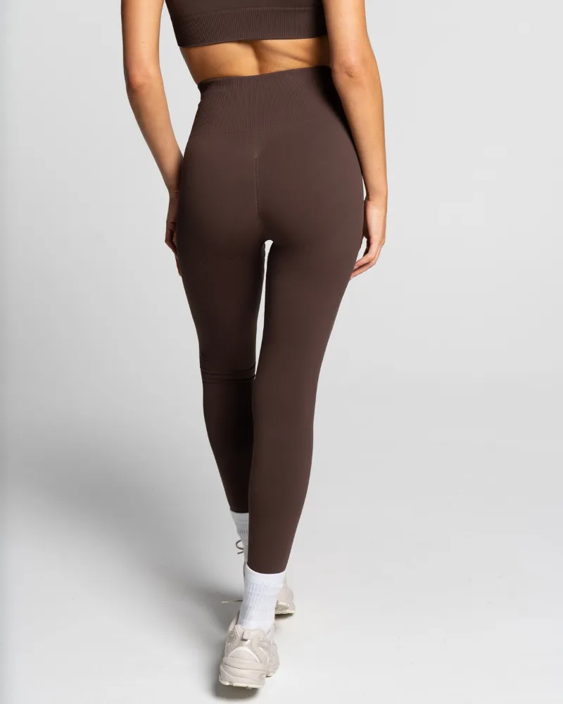Seamless Legging - Espresso (Invisible Scrunch)