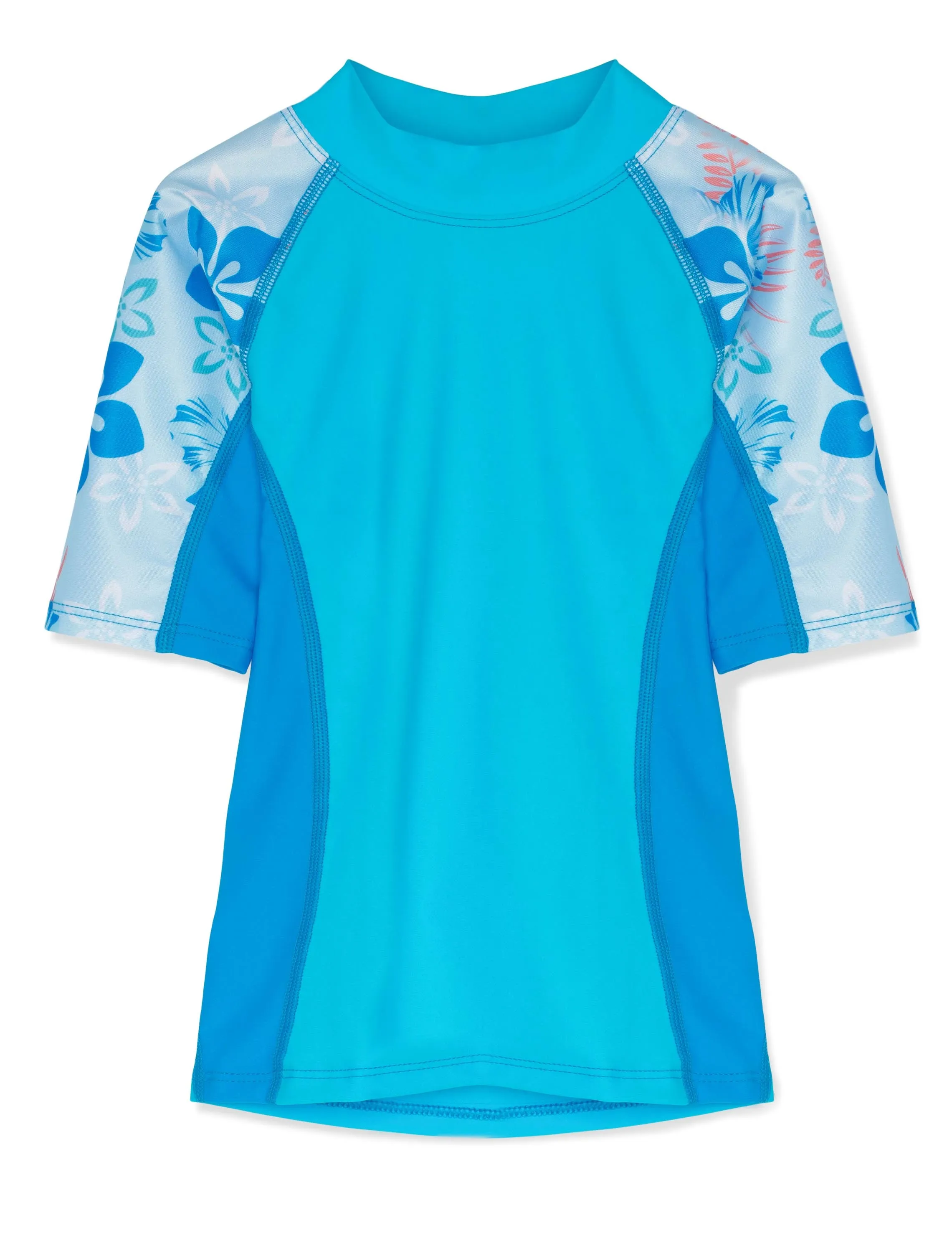 Seaside Rash Guard & Swim Legging - Celeste