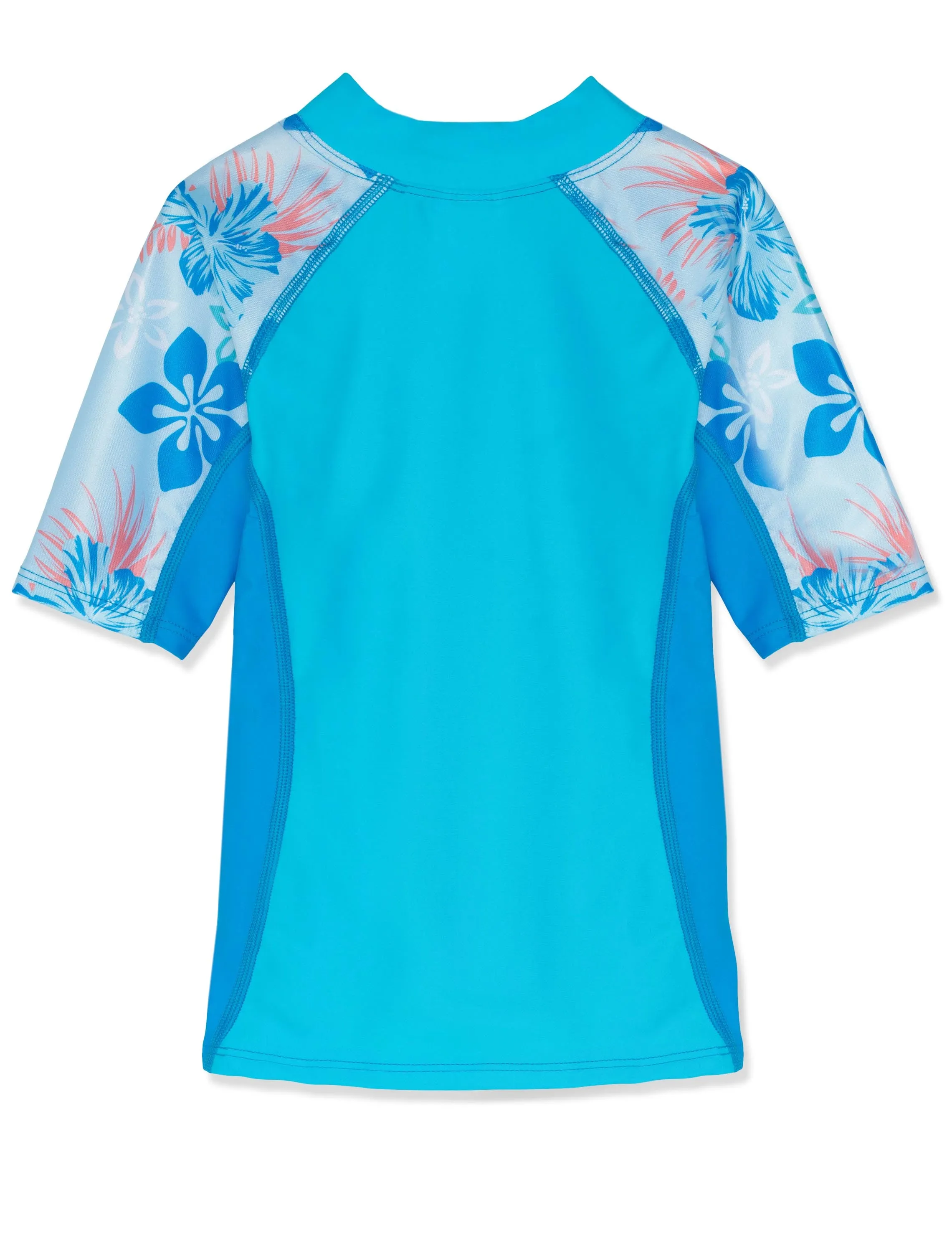 Seaside Rash Guard & Swim Legging - Celeste