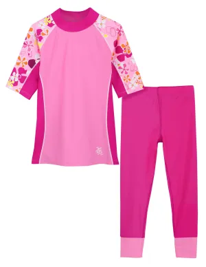Seaside Rash Guard & Swim Legging - Fresia
