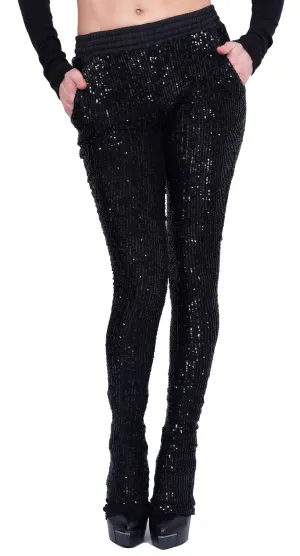 Sequin Extra Long Leggings