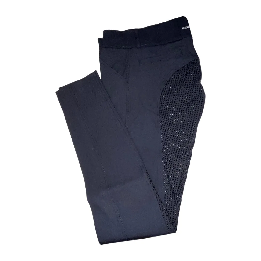 Showcraft Classic Silicon Seat Jodphurs Navy