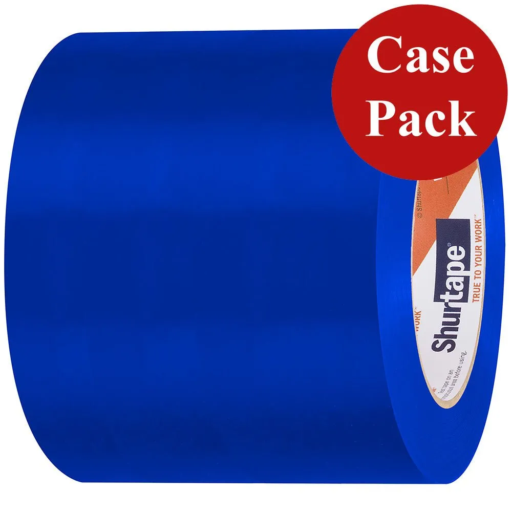 Shurtape UV-Resistant Marine Hull Preservation Tape - 96MM - 33M Roll - Straight Edge Blue *Case of 12 Rolls*