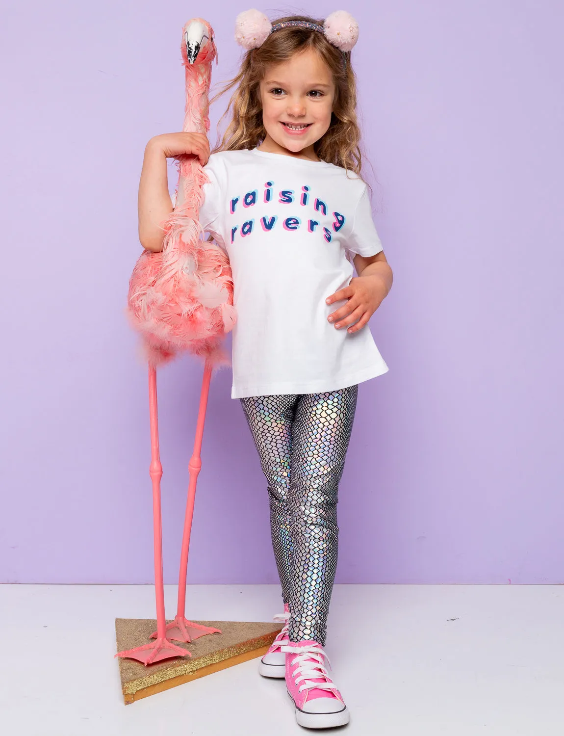 Silver Serpent Kids Leggings