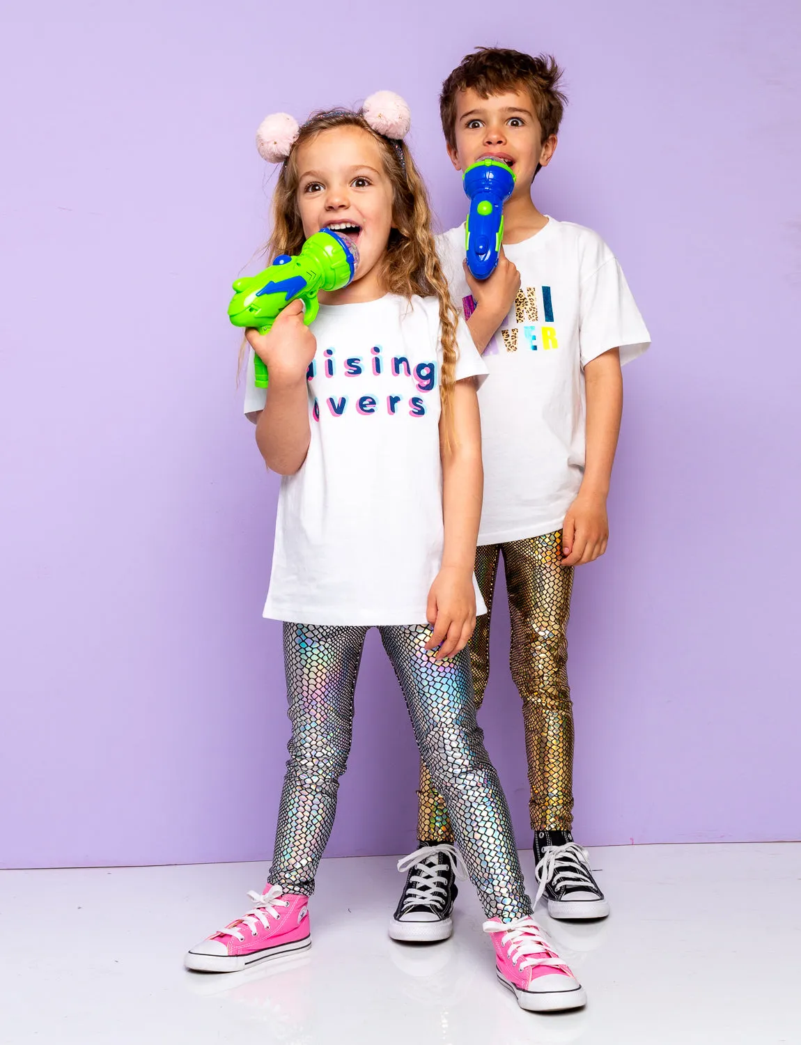 Silver Serpent Kids Leggings