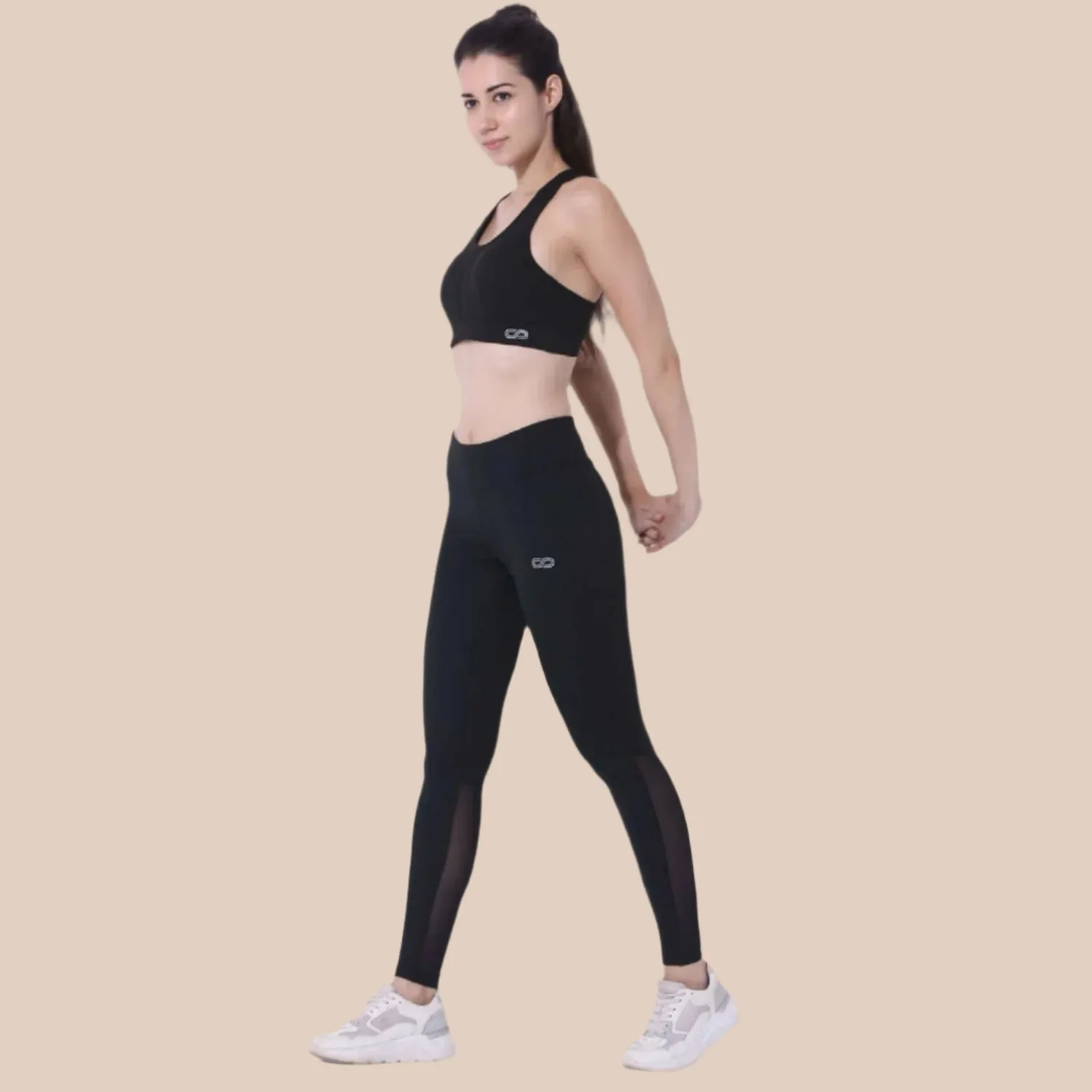 Silvertraq Performance Mesh Leggings Black