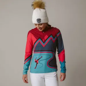 Skater Girl 1/4 Zip - Pink