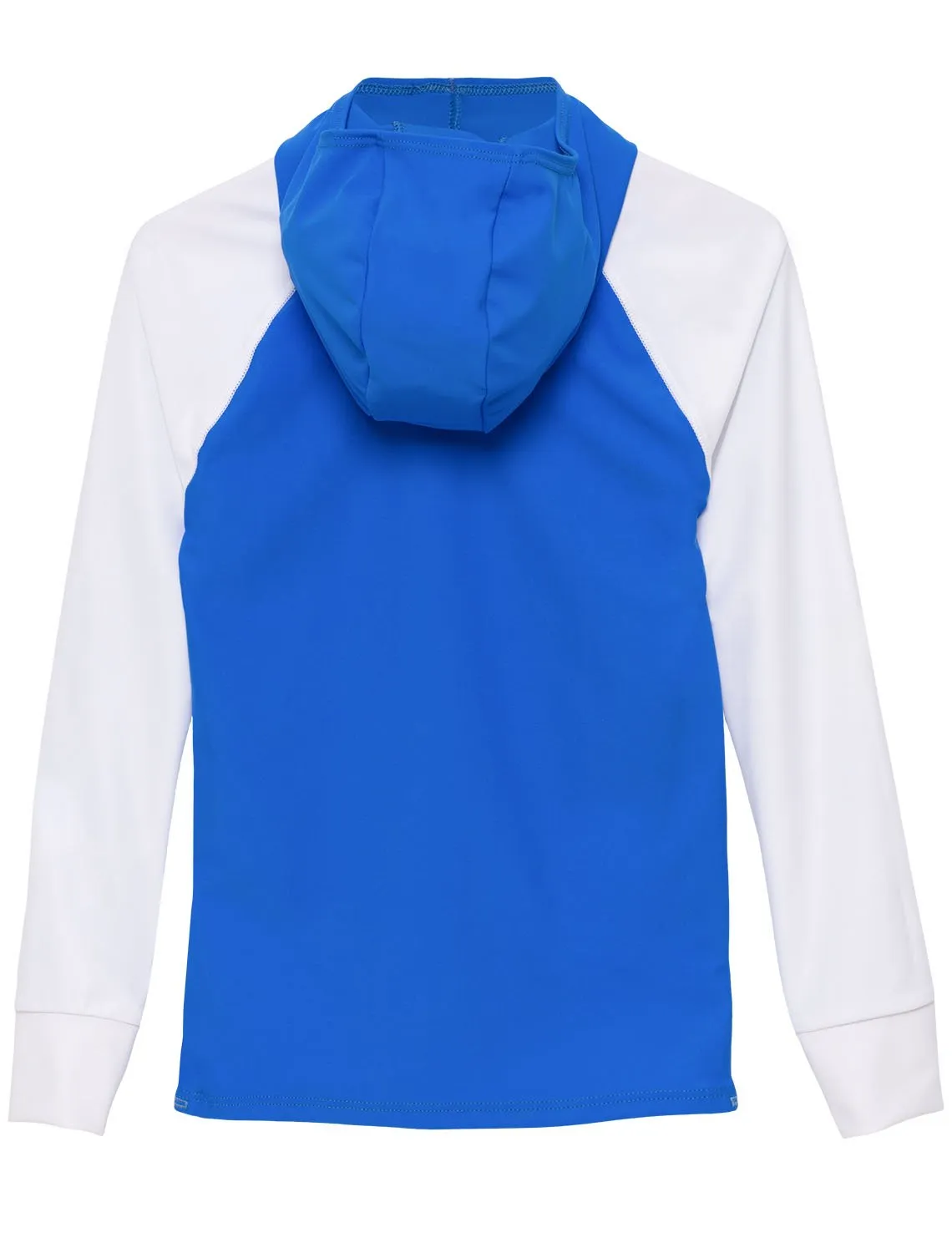 Snorkel Hoodie Rash Guard - Hawaii Fish ID - Royal