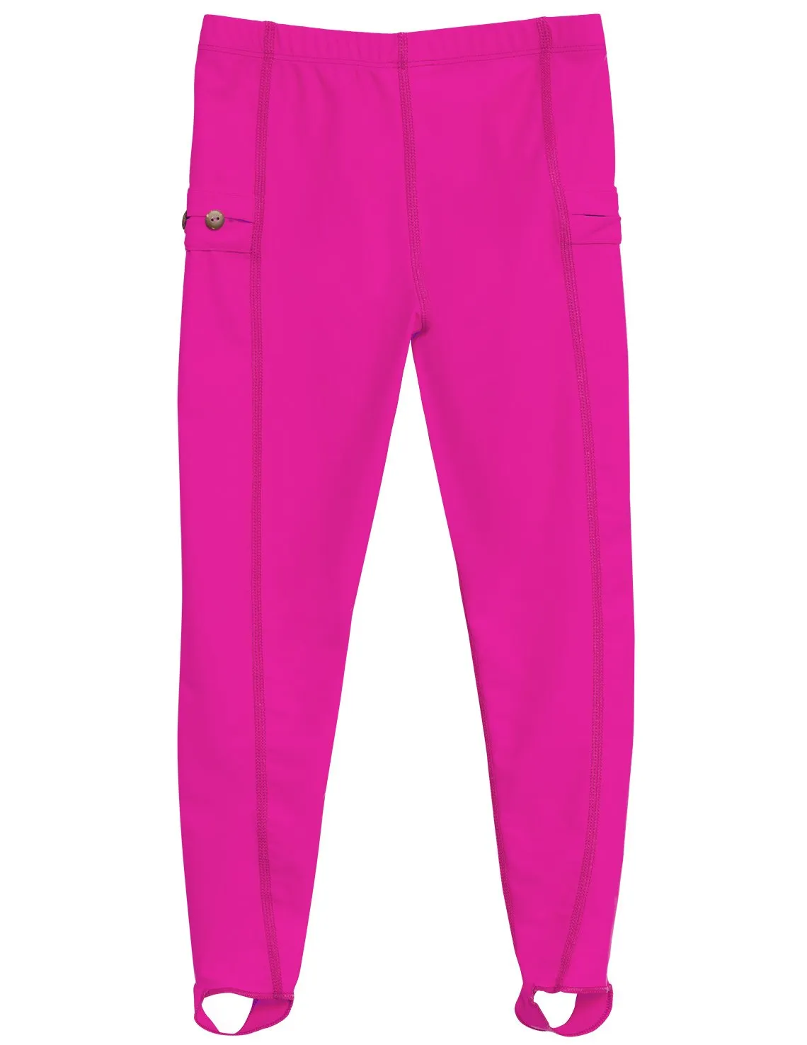 Snorkel Stirrup Swim Legging - Fuchsia