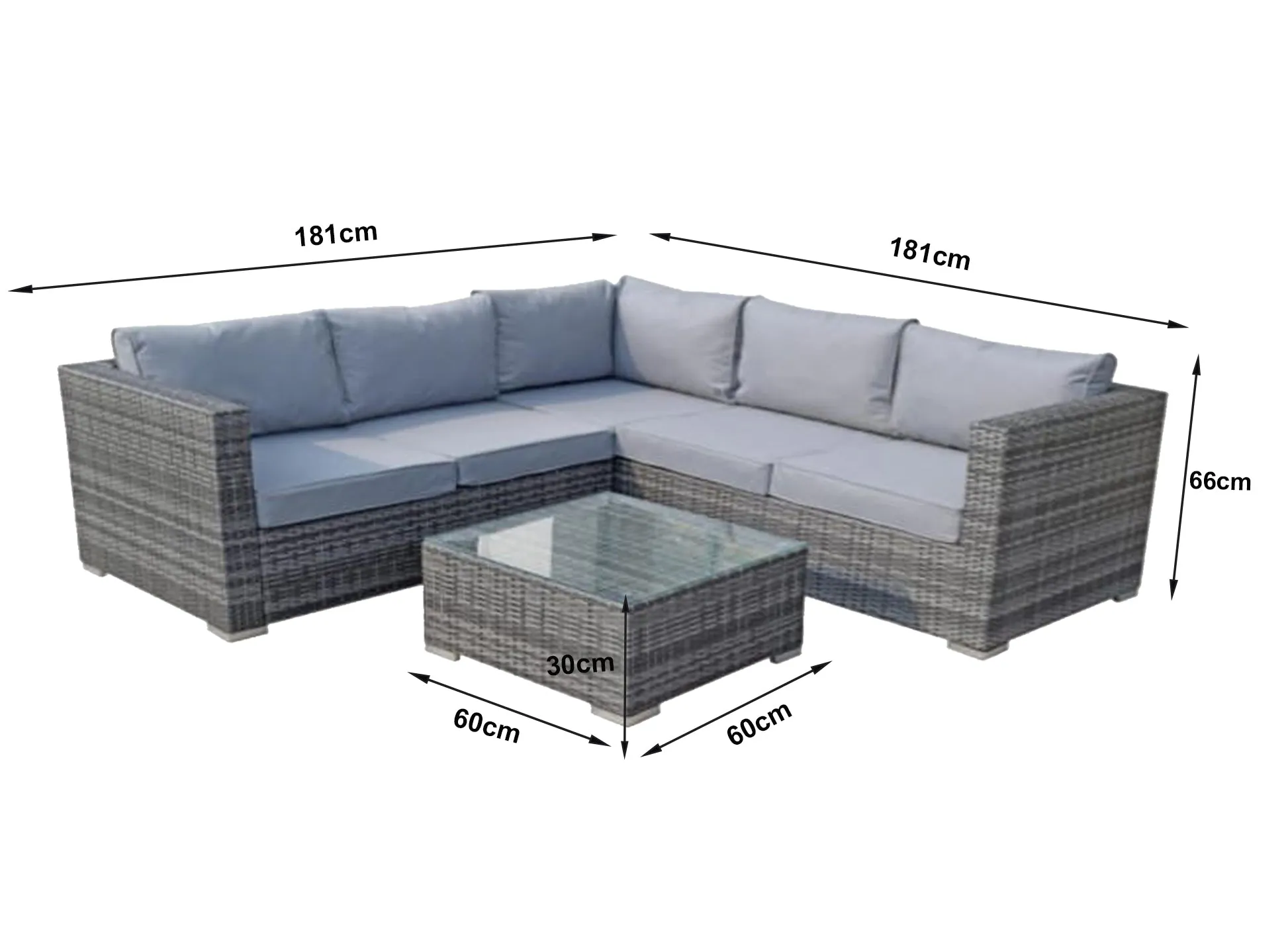 Sofa Set (MIXED GREY)