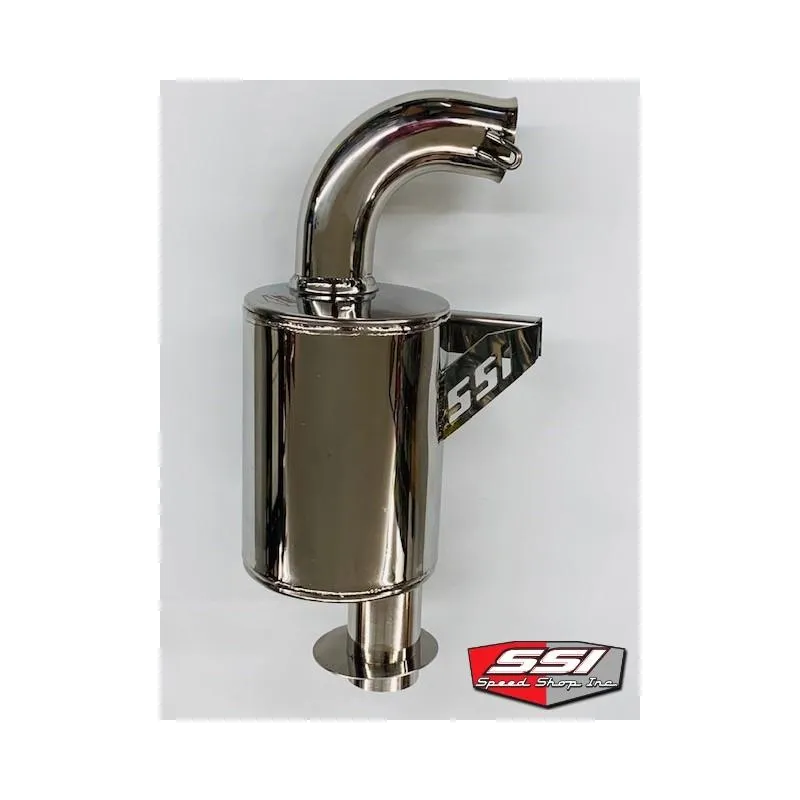 Speed Shop Inc Polaris 600/800 RMK w/ Quick Drive Stainless Steel Pro Lite Muffler