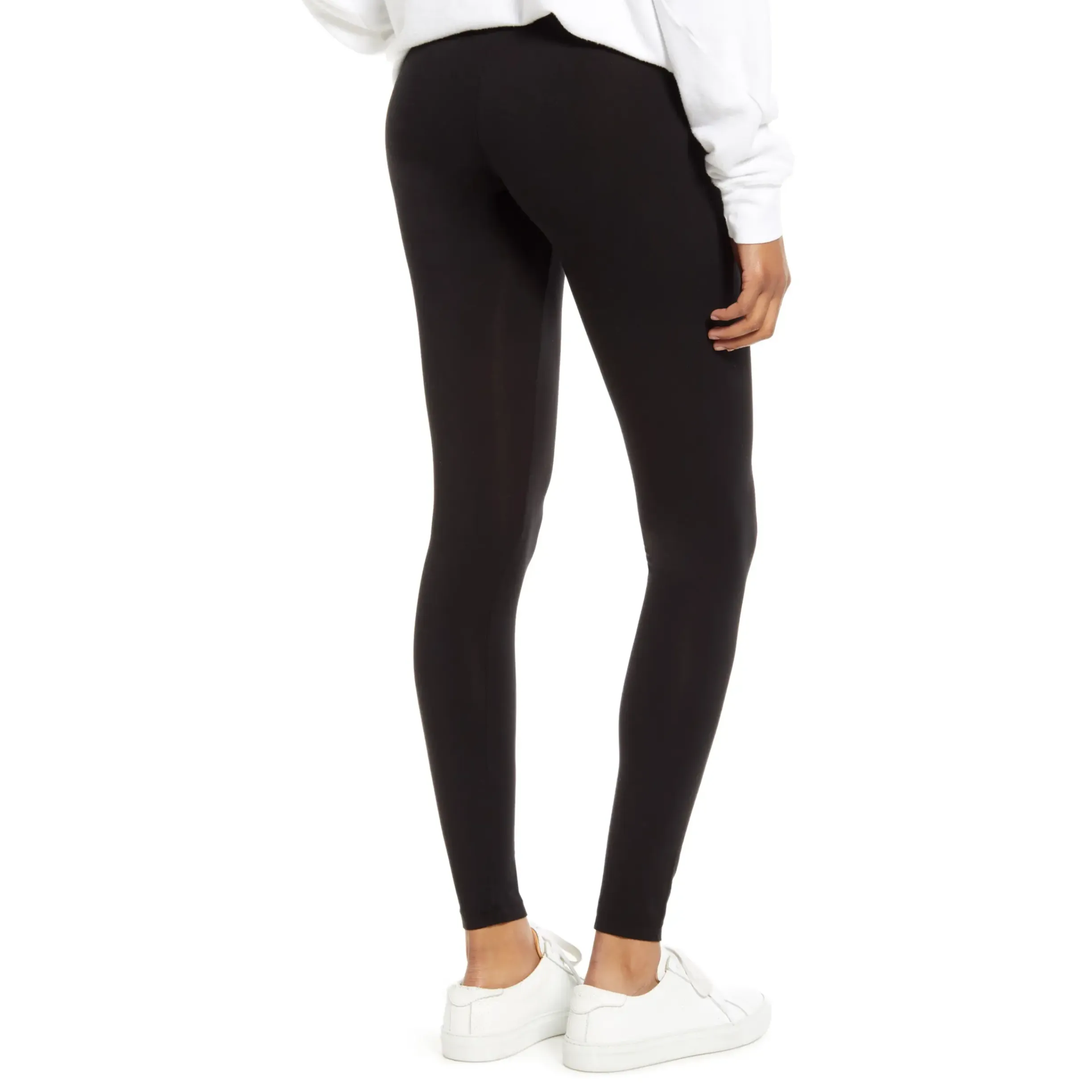 SPLENDID Black Stretch Cotton Leggings Size S NWOT