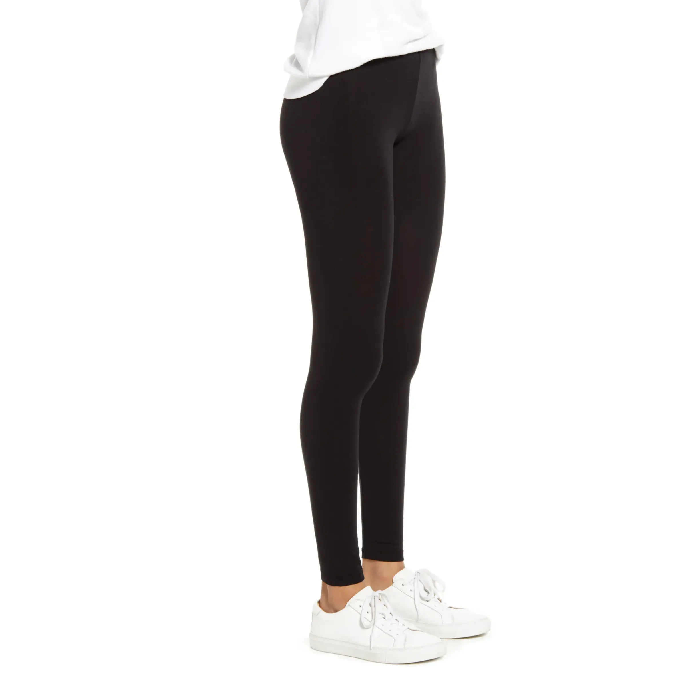 SPLENDID Black Stretch Cotton Leggings Size S NWOT