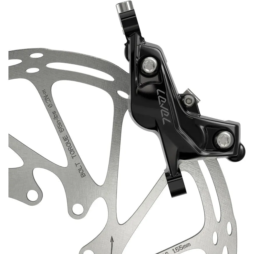 SRAM Level Silver Stealth 4 Piston Disc Brake
