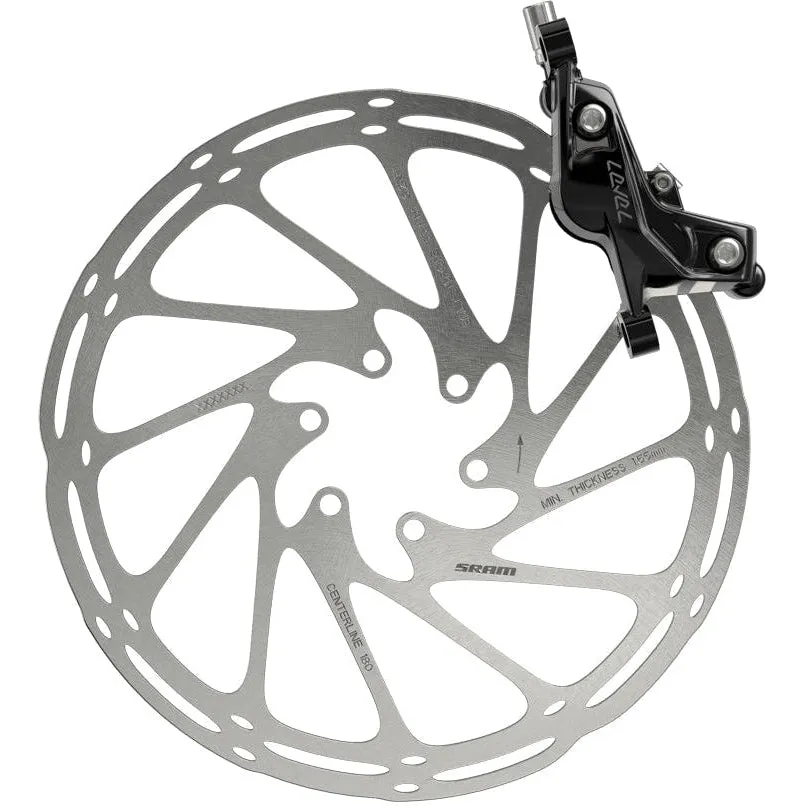 SRAM Level Silver Stealth 4 Piston Disc Brake