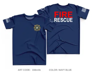St. Tammany Parish Fire Protection District 5 Core Men's SS Performance Tee - 338m4b