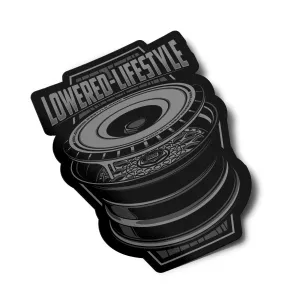 Sticker – BBS RS Wheel Dissection V3 - Black/Grey