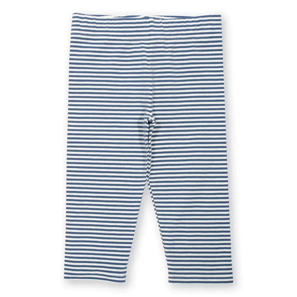 Stripy Pedal Pushers Navy