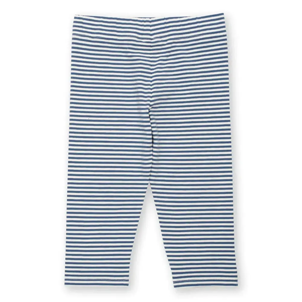 Stripy Pedal Pushers Navy