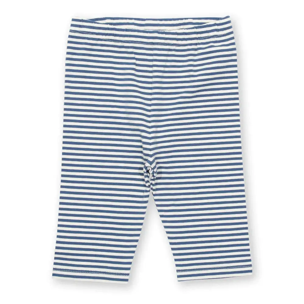 Stripy Pedal Pushers Navy
