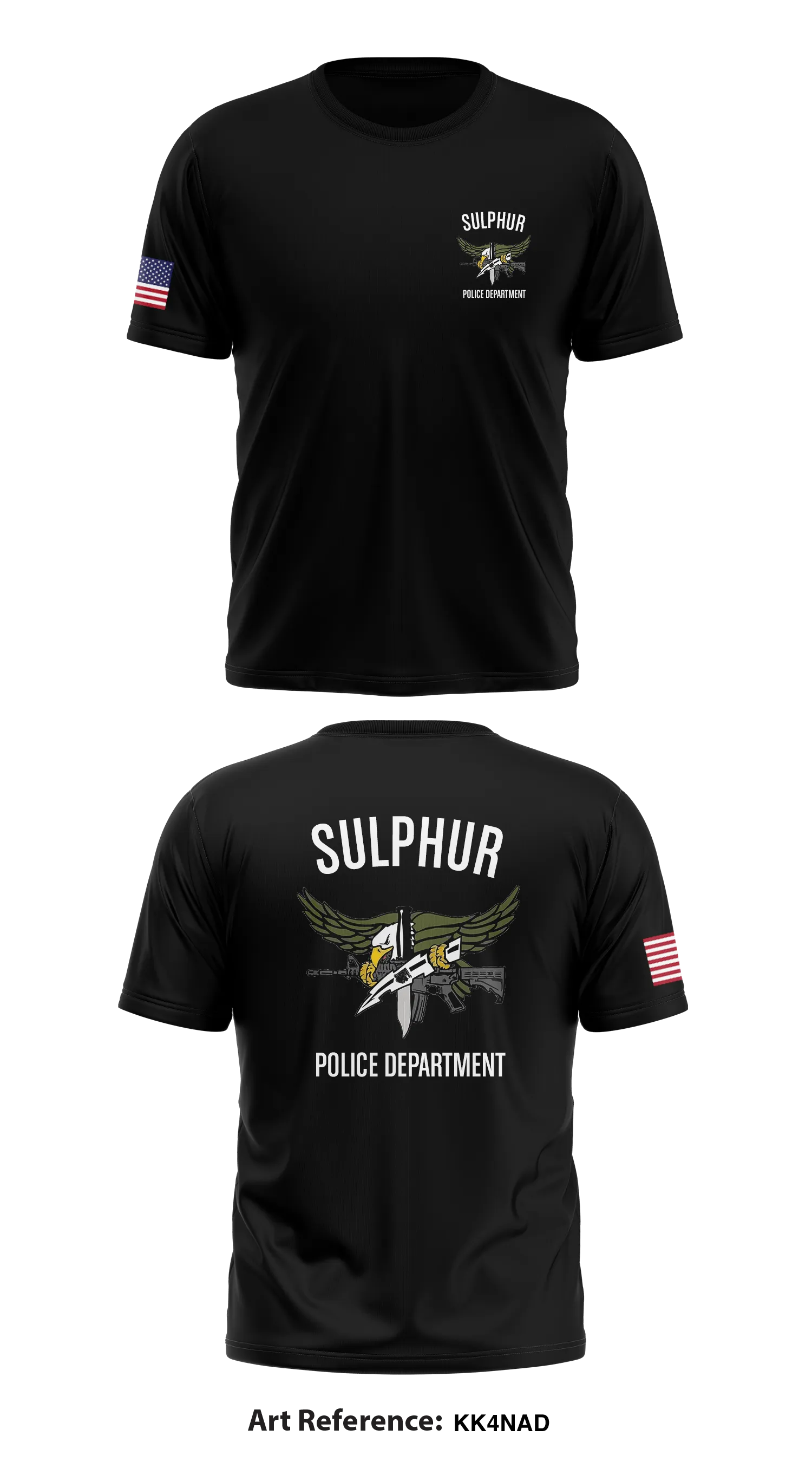 Sulphur Police Department Store 1 Core Men's SS Performance Tee - kk4NAD