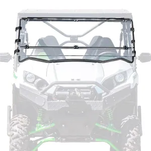 Super ATV Flip Down Windshield Fits Kawasaki Part# FDWSKTRX470