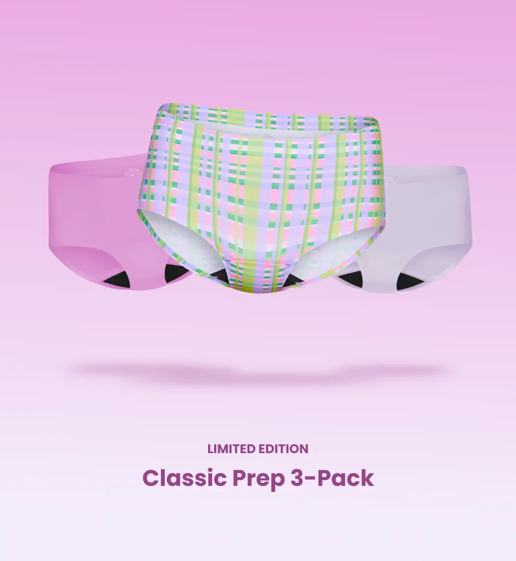 Super Leakproof® No-Show Underwear Boyshort 3-Pack