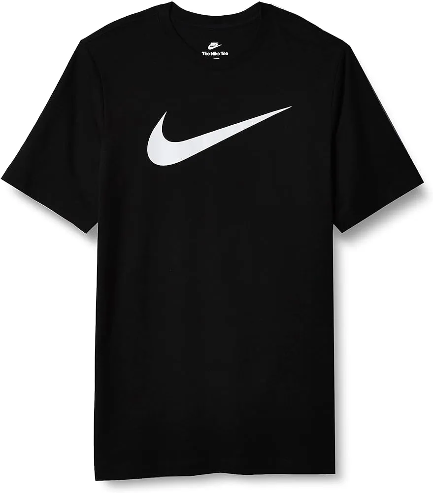 T SHIRT NIKE SWOOSH DRY-FIT MAGLIA SPORTSWEAR UOMO NERA
