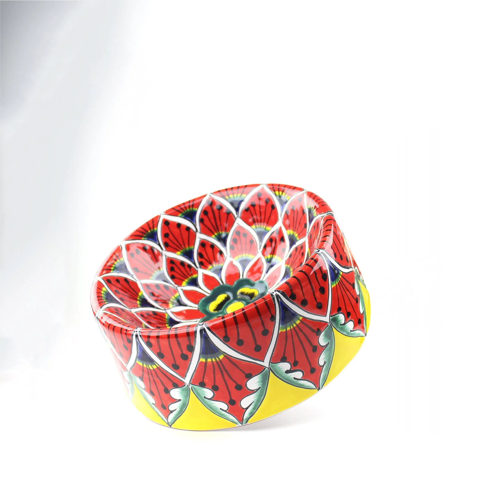 Talavera Pet Bowls | Pavo Pattern