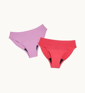Teen Super Leakproof® No-Show Bikini 2-Pack