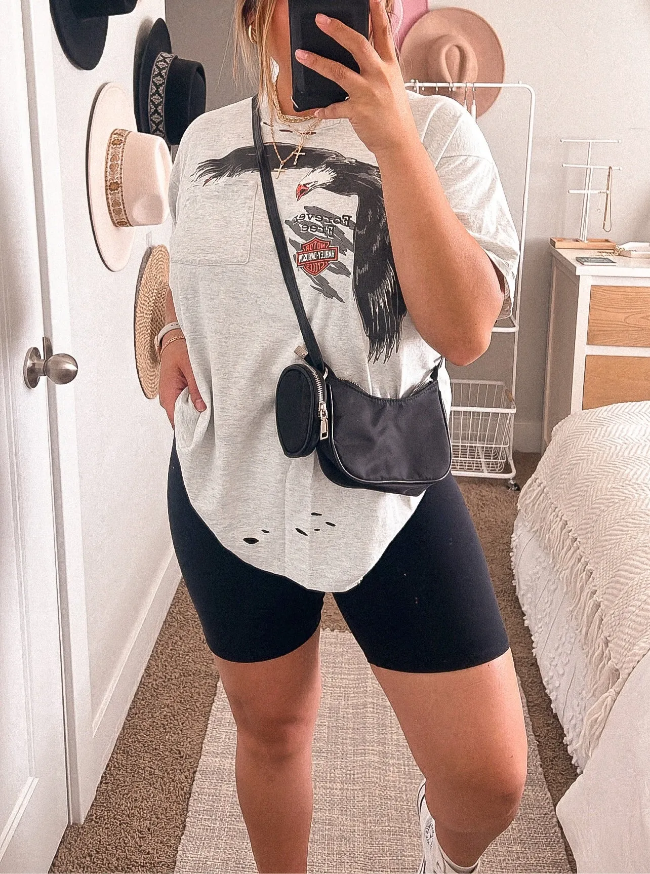 the rebel lace biker shorts