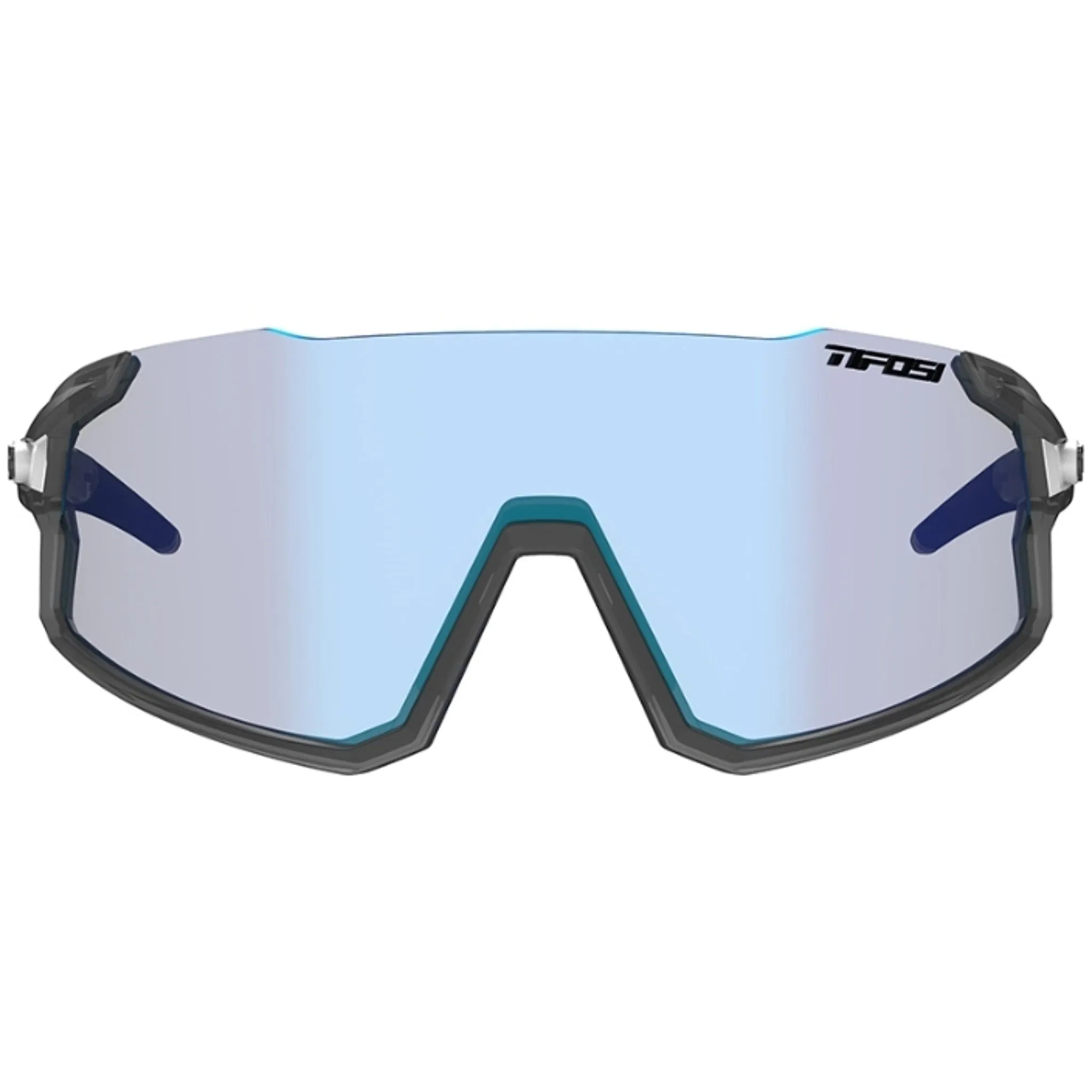 Tifosi Stash Sunglasses Matte Smoke With Clarion Blue Fototec Lens
