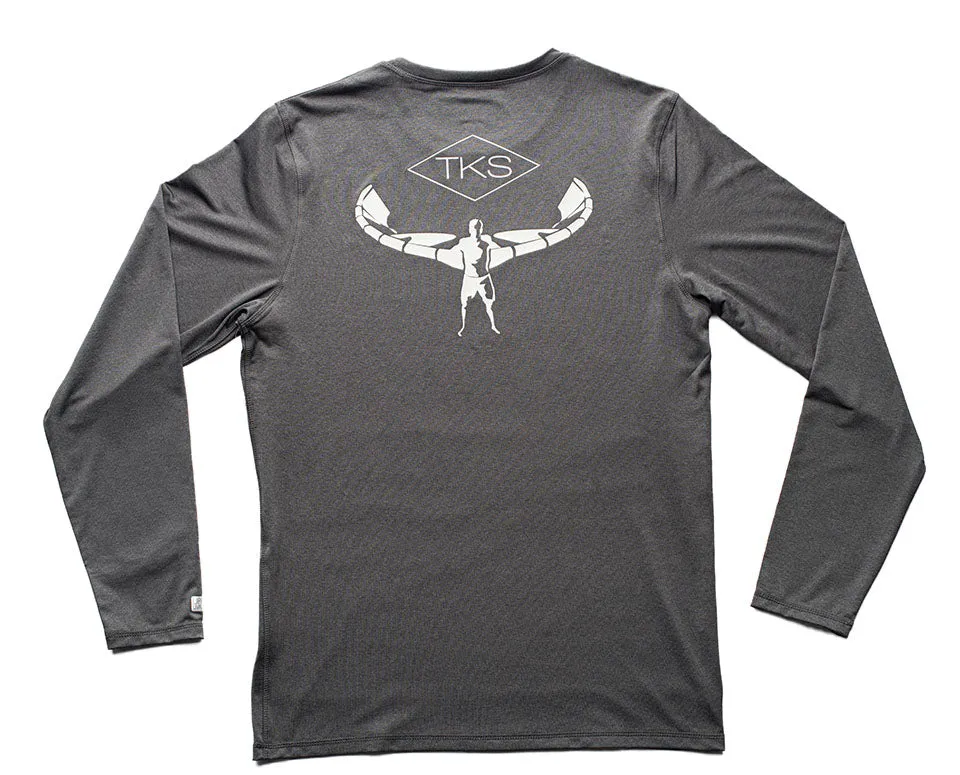 TKS Antix Sunshirt - Charcoal Heather LS