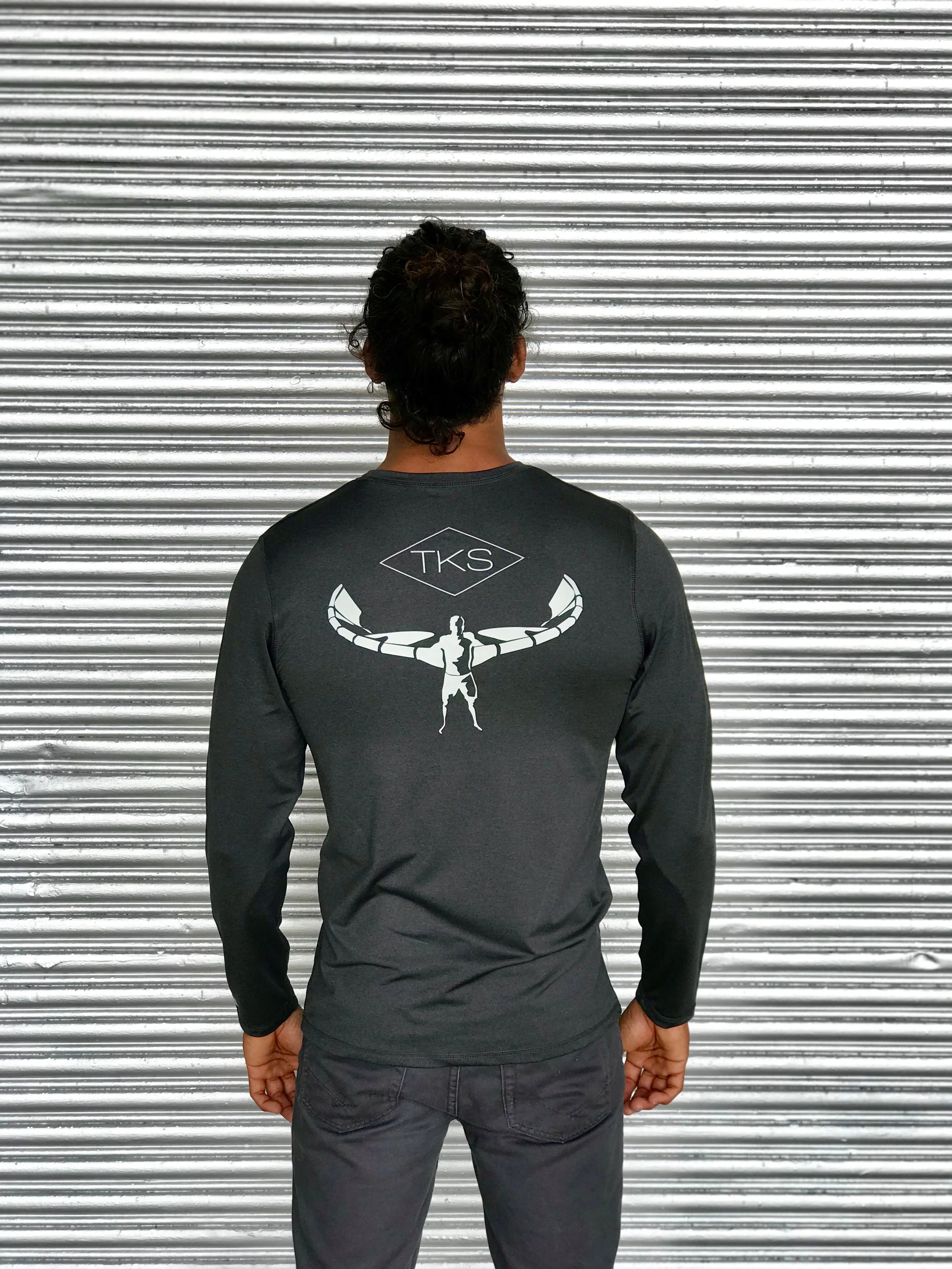 TKS Antix Sunshirt - Charcoal Heather LS