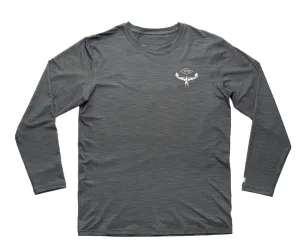 TKS Hybrid Pro Sunshirt - Charcoal LS