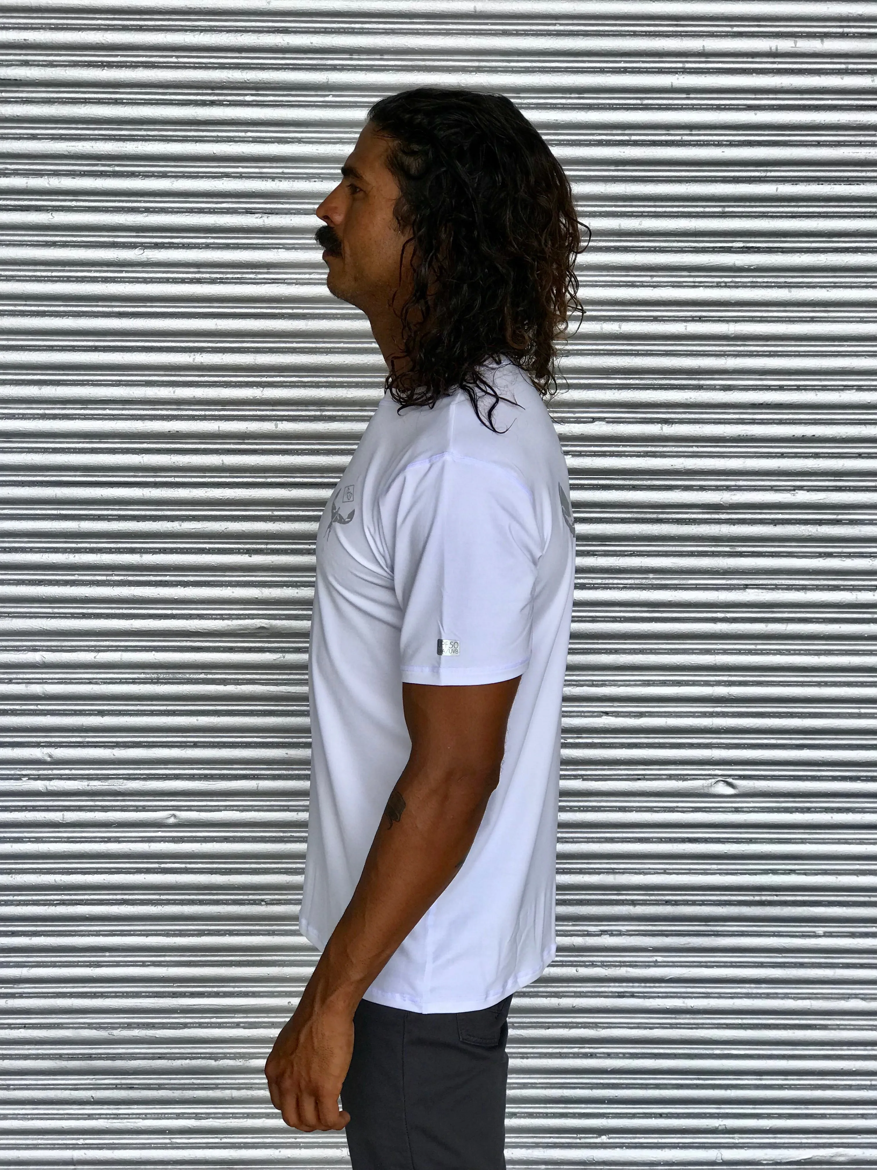 TKS Hybrid Pro Sunshirt - White SS