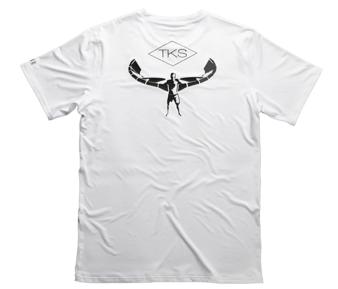 TKS Hybrid Pro Sunshirt - White SS