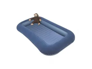 Toddler & Children's Camping Airbed with Raised Sides (Bumper Blue)