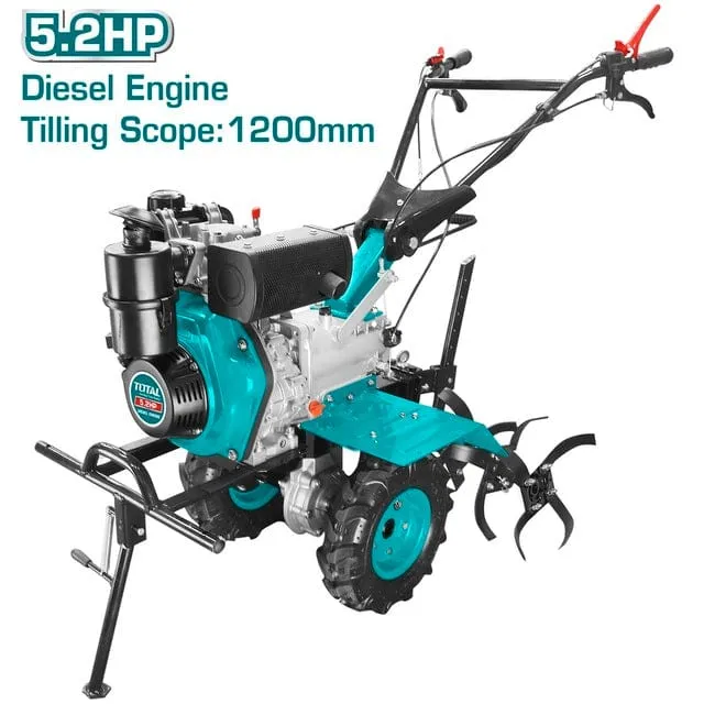 Total Diesel Tiller 247cc / 5.2HP / 80cm - TDC12001